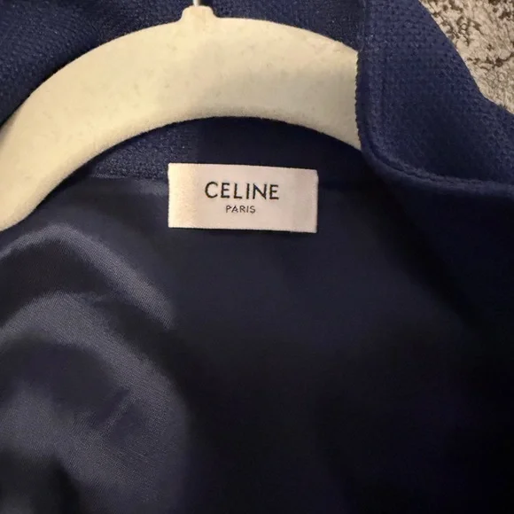 Celine Navy and Cream Bomber Jacket - Picture 6 of 7